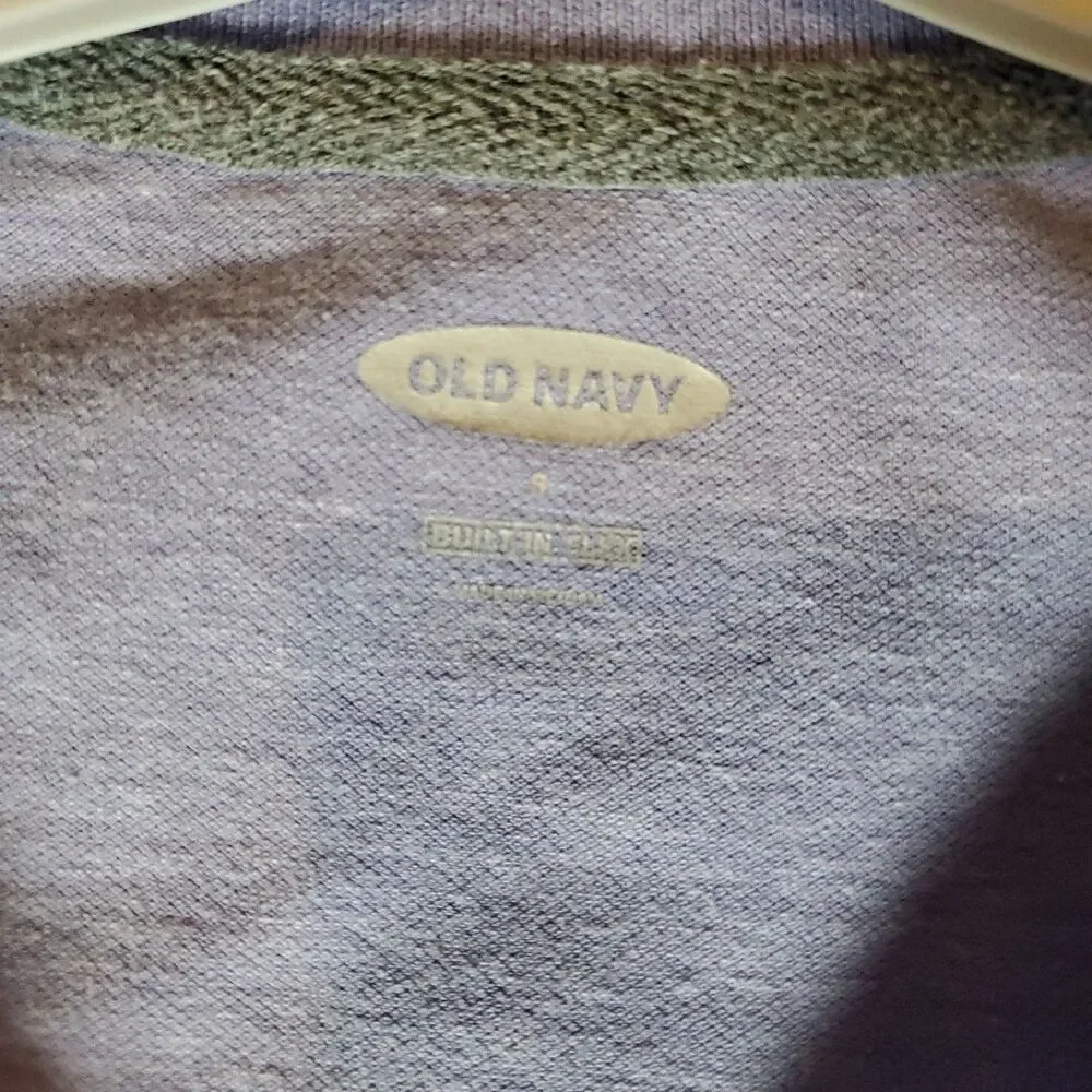 Old Navy Polo Shirt Boys Size Small 6-7 Purple‎ Short Sleeve Active